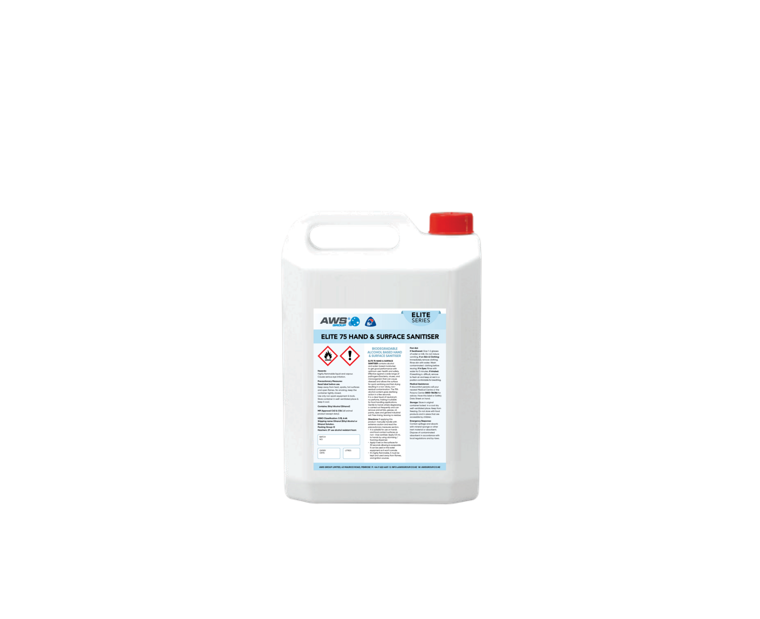 Elite 75 Hand & Surface Sanitiser image 3